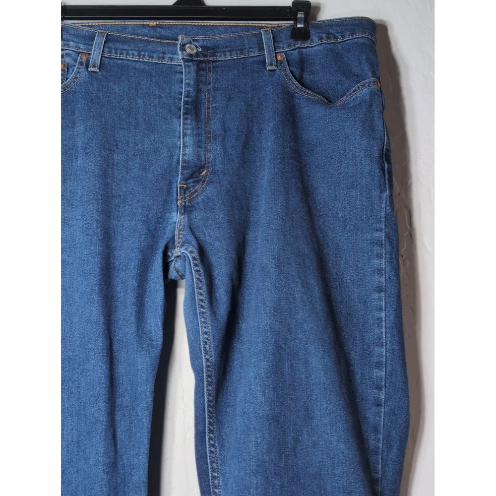 Levi's 514 Men's 42 X 30 Dark Stretch Western Jeans Cowboy Straight Stretch
